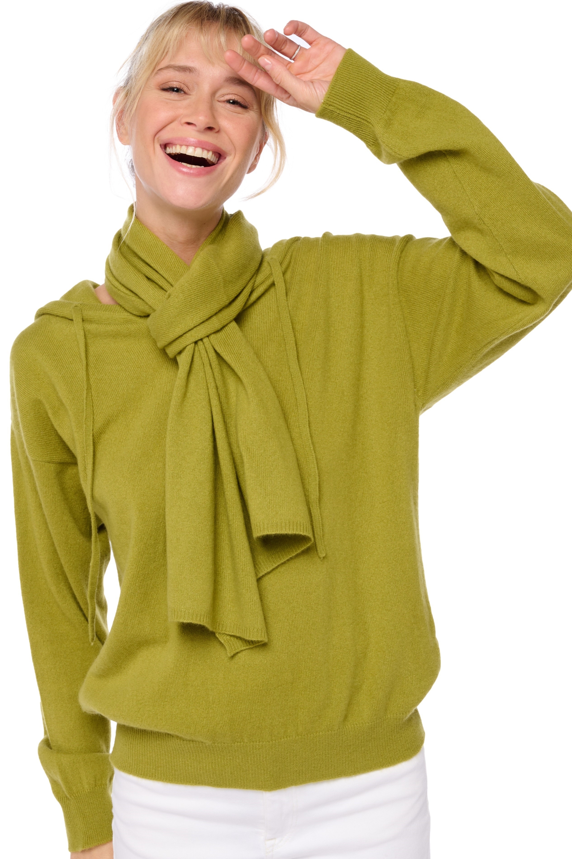 Cashmere cashmere donna sciarpe foulard ozone woodbine 160 x 30 cm