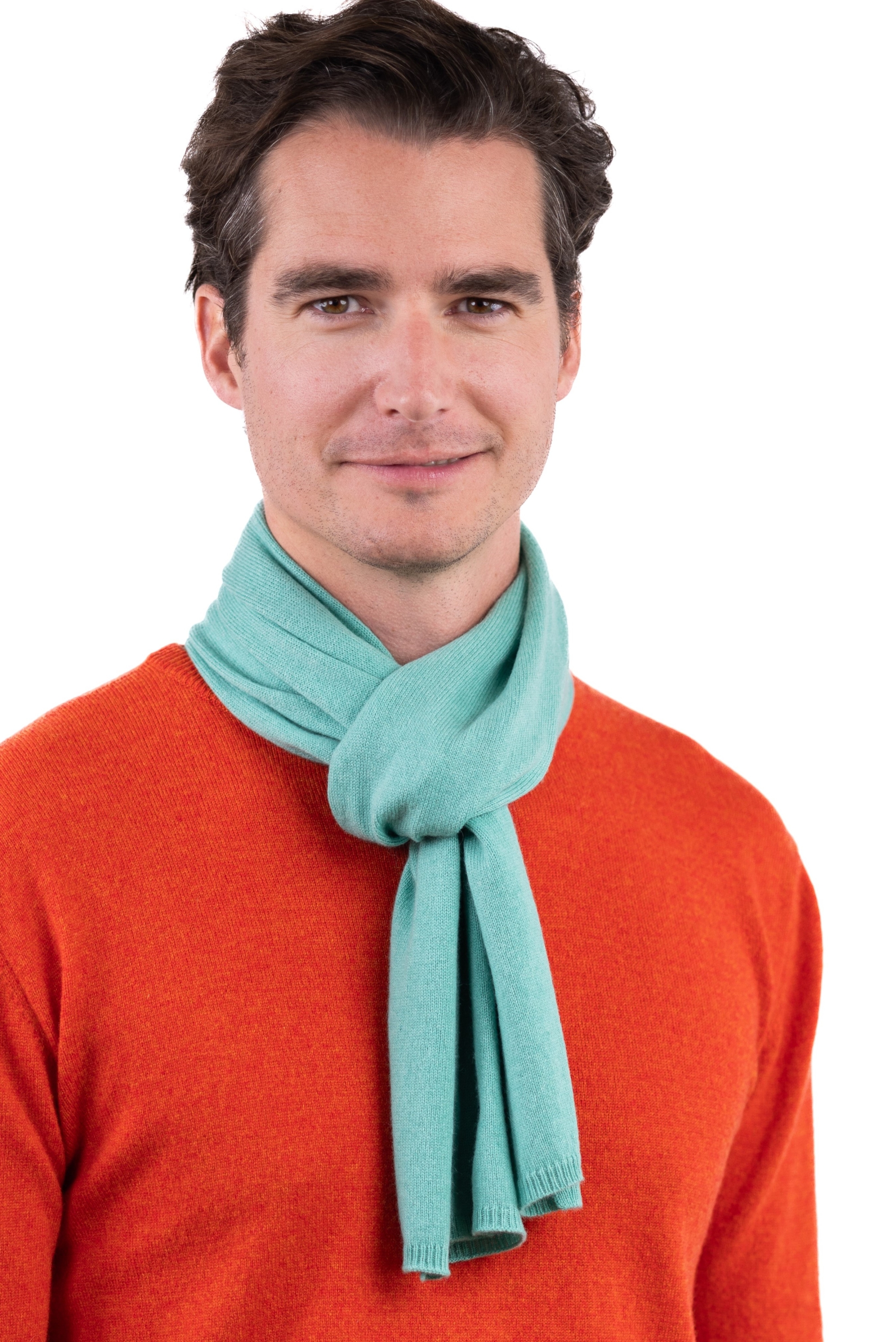 Cashmere uomo sciarpe foulard ozone nile 160 x 30 cm
