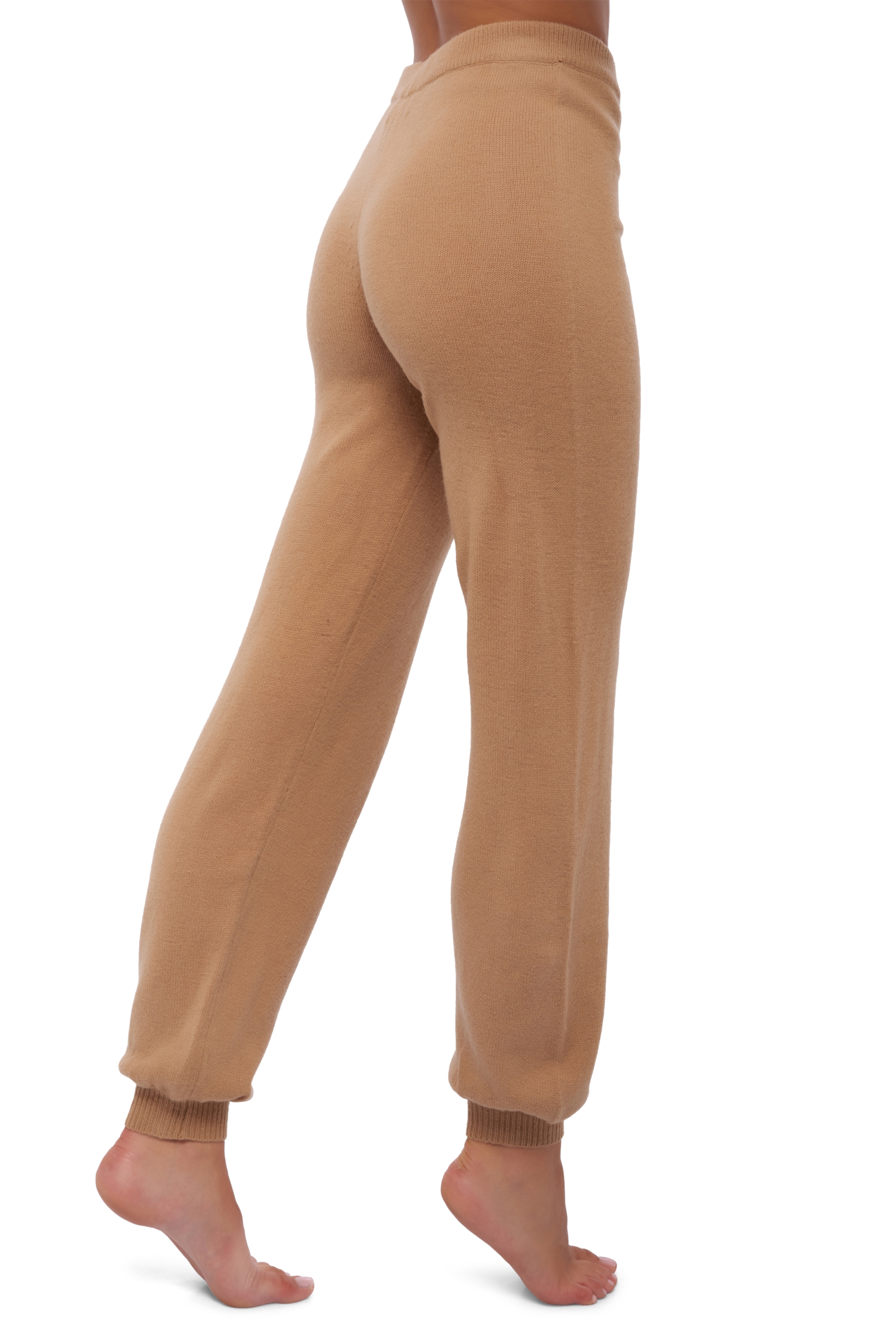 Yak cashmere donna pantaloni leggings zamora camello s
